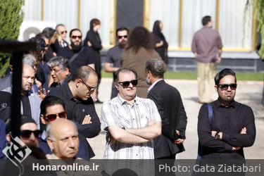 مراسم تشییع زنده‌یاد ناصر فرهودی در تالار وحدت