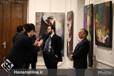افتتاحیه نمایشگاه نقاشی های سروناز سلطانی در گالری موزه هنرهای زیبا