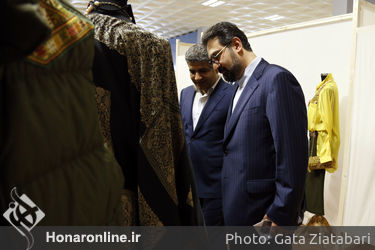 بازدید سید محمدمجتبی حسینی از نمایشگاه هشتمین جشنواره بین‌المللی مد و لباس فجر در چابهار