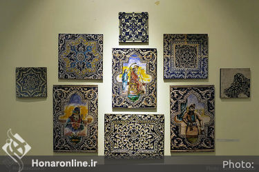 نمایشگاه "طهران در قاب کاشی" در خانه هنرمندان ایران
