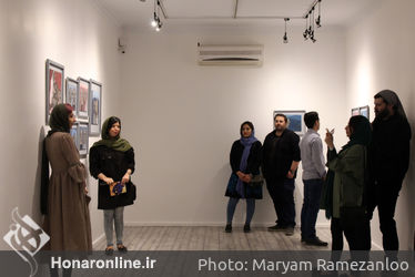 نمایشگاه نقاشی‌های طناز توسلی در گالری هپتا