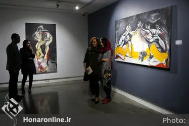 نمایشگاه نقاشی محجوب ظهوریان در گالری ثالث