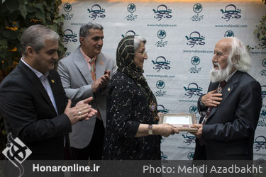 مراسم رونمایی از تندیس استاد حسین محجوبی
