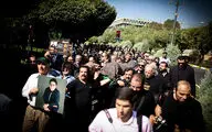 تشییع پیکر حسین عرفانی دوبلور پیشکسوت