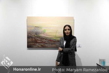 نمایشگاه تلفیقی نقاشی،خط و موسیقی اثر « یلدا دوستی» در گالری پردیس ملت