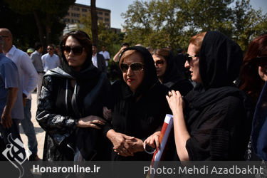 تشییع پیکر مسعود عربشاهی 
