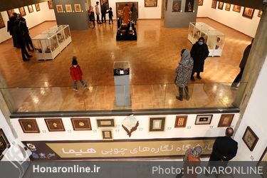 نمایشگاه نگاره‌های چوبی (هیما) در فرهنگسرای نیاوران