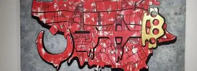 A blend of painting and calligraphy