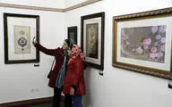 افتتاحیه دهمین دوسالانه ملی نگارگری ایران در باغ نگارستان