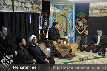 مراسم گرامى‌داشت هفتمین شب شهادت امام حسین (ع) در موسسه توسعه هنرهای معاصر