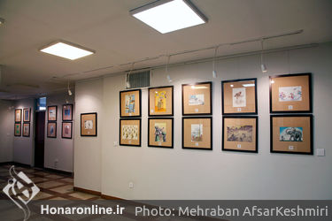 نمایشگاه مرور آثار هنرمندان کارتونیست خارجی در خانه کاریکاتور ایران