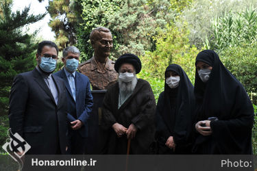 مراسم رونمایی از سردیس شهید حاج قاسم سلیمانی در تالار رودکی