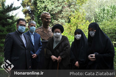 مراسم رونمایی از سردیس شهید حاج قاسم سلیمانی در تالار رودکی