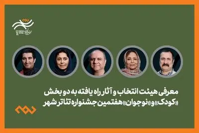 معرفی هیئت انتخاب و آثار کودک و نوجوان جشنواره تئاتر «شهر»