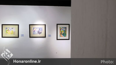 افتتاحیه نمایشگاه نقاشی مکرمه قنبری و علی بلبلی در گالری فردا