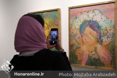 افتتاحیه نمایشگاه نقاشی های حسن مرشد در گالری هپتا