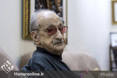 عیادت و تجلیل از استاد موسیقی عبدالوهاب شهیدی
