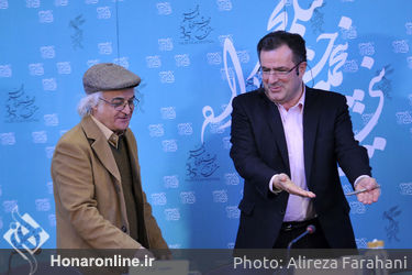نشست خبری فیلم سینمایی خفه‌گی در روز هشتم جشنواره فیلم فجر در کاخ جشنواره (1)