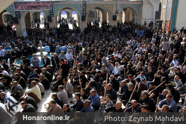 مراسم سنتی مذهبی قالیشویان در مشهد اردهال کاشان