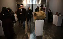 نمایشگاه مجسمه عبدالناصر گیو قصاب در گالری آریا