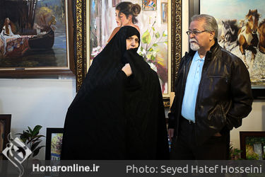 افتتاح نمایشگاه نقاشی های مرتضی رضایی و هنرجویانش در آتلیه باران رنگ