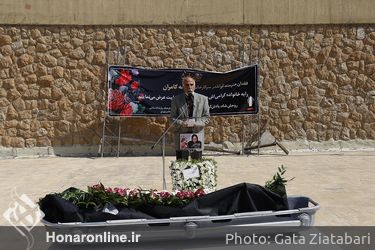 تشییع پیکر طلیعه کامران از مقابل موزه هنرهای معاصر