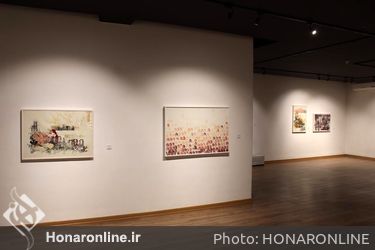 نمایشگاه آثار ماندانا کسرایی و پریسا شیرزادی در گالری آس