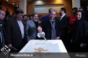 افتتاحیه دهمین جشنواره بین‌المللی تجسمی فجر در موسسه صبا فرهنگستان هنر 