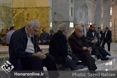 تجدید میثاق هنرمندان و وزیر ارشاد با آرمان های امام راحل