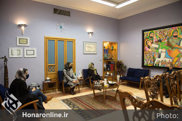 افتتاحیه نمایشگاه «نغمه مانا» در خانه هنرمندان