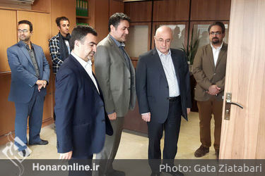 بازدید علی مرادخانی از ساختمان جدید دفتر موسیقی 