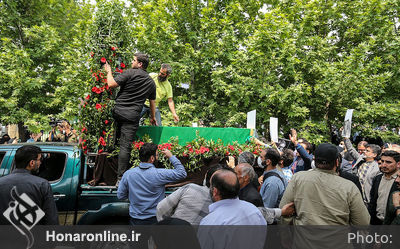 تشیع پیکر هنرمند انقلابی حاج نادر طالب‌زاده