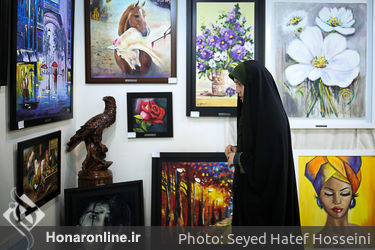 افتتاح نمایشگاه نقاشی های مرتضی رضایی و هنرجویانش در آتلیه باران رنگ