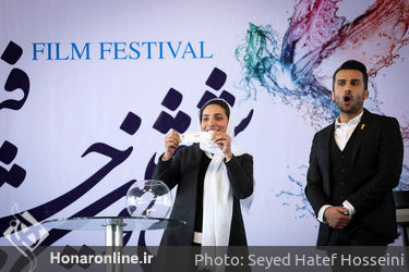 مراسم قرعه‌کشی جدول سینمای رسانه‌ها در سی و ششمین جشنواره فیلم فجر در پردیس ملت