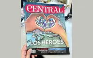 Mexican magazine Central spotlights health workers with cartoon by Alireza Pakdel 