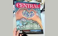 Mexican magazine Central spotlights health workers with cartoon by Alireza Pakdel 