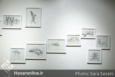 نمایشگاه آثار جهانگیر درویش در گالری فرمانفرما