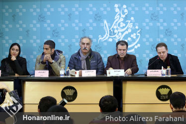 نشست‌ خبری فیلم سینمایی کمدی انسانی در روز نهم جشنواره فیلم فجر در کاخ جشنواره (7)