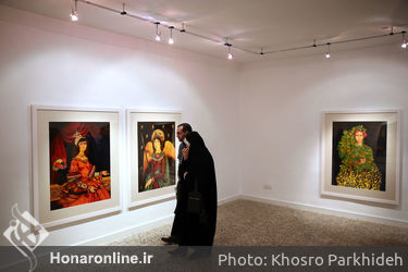 افتتاحیه نمایشگاه لادن بروجردی در گالری هما