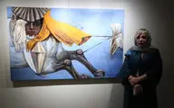علاقه‌ام به ادبیات نقاش‌های من را روایی می‌کند / روایت هنگامه عابدین از نمایش مجموعه 