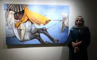 علاقه‌ام به ادبیات نقاش‌های من را روایی می‌کند / روایت هنگامه عابدین از نمایش مجموعه 