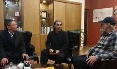 قدردانی مهمان ژاپنی کارگاه نمایش از اجرای یک تئاتر عروسکی