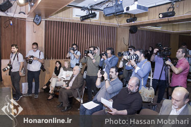 کنفرانس مطبوعاتی نمایشگاه عکسهای خبری جهان در فرهنگسرای نیاوران 