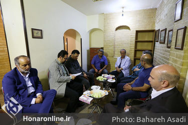 بازدید سید مجتبی حسینی از موزه موسیقی صبا