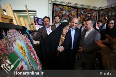 آیین بدرقه تیم ملی فوتبال ایران و رونمایی از سرود تیم ملی در تالار وحدت