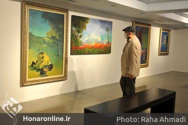 نمایشگاه نقاشی شهرآسمانی حوزه هنری