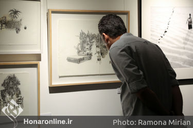 افتتاحیه‌ی نمایشگاه گروهی با عنوان "سیاه و سفید" در گالری ایوان