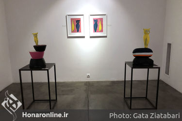 نمایشگاه انفرادی حجم بیژن نعمتی شریف در گالری شیرین
