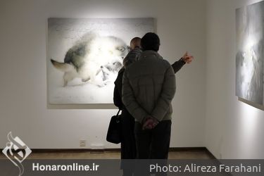 نمایشگاه نقاشی‌های یاسر میرزایی در گالری آ