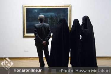 نمایشگاه نقاشی‌های حسن روالامین در گالری فرهنگسرای نیاوران